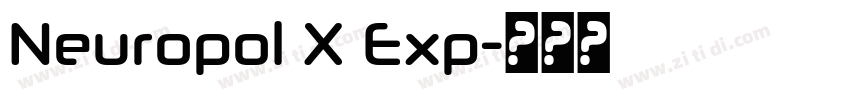 Neuropol X Exp字体转换